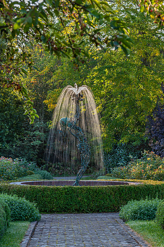 Fountain at Borde Hill. Image: John Glover