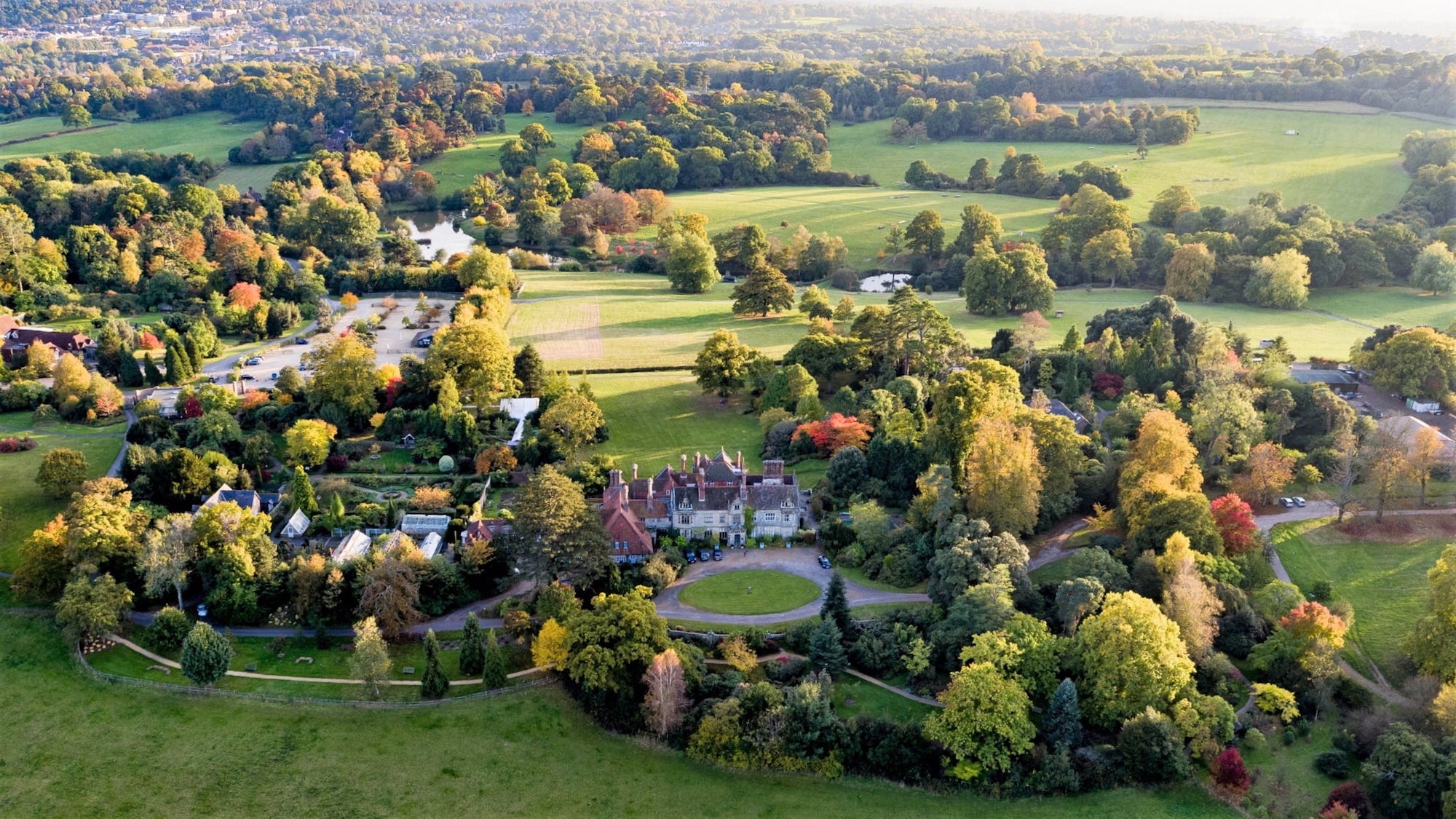 Aerial view of South Park, Borde Hill