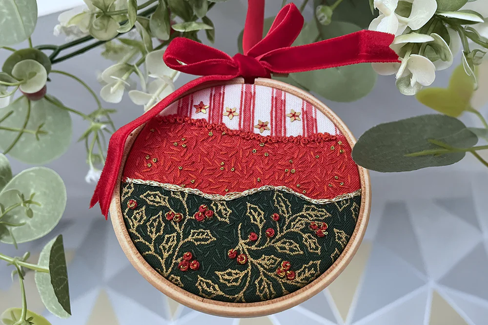 Festive Bauble Embroidery Workshop
